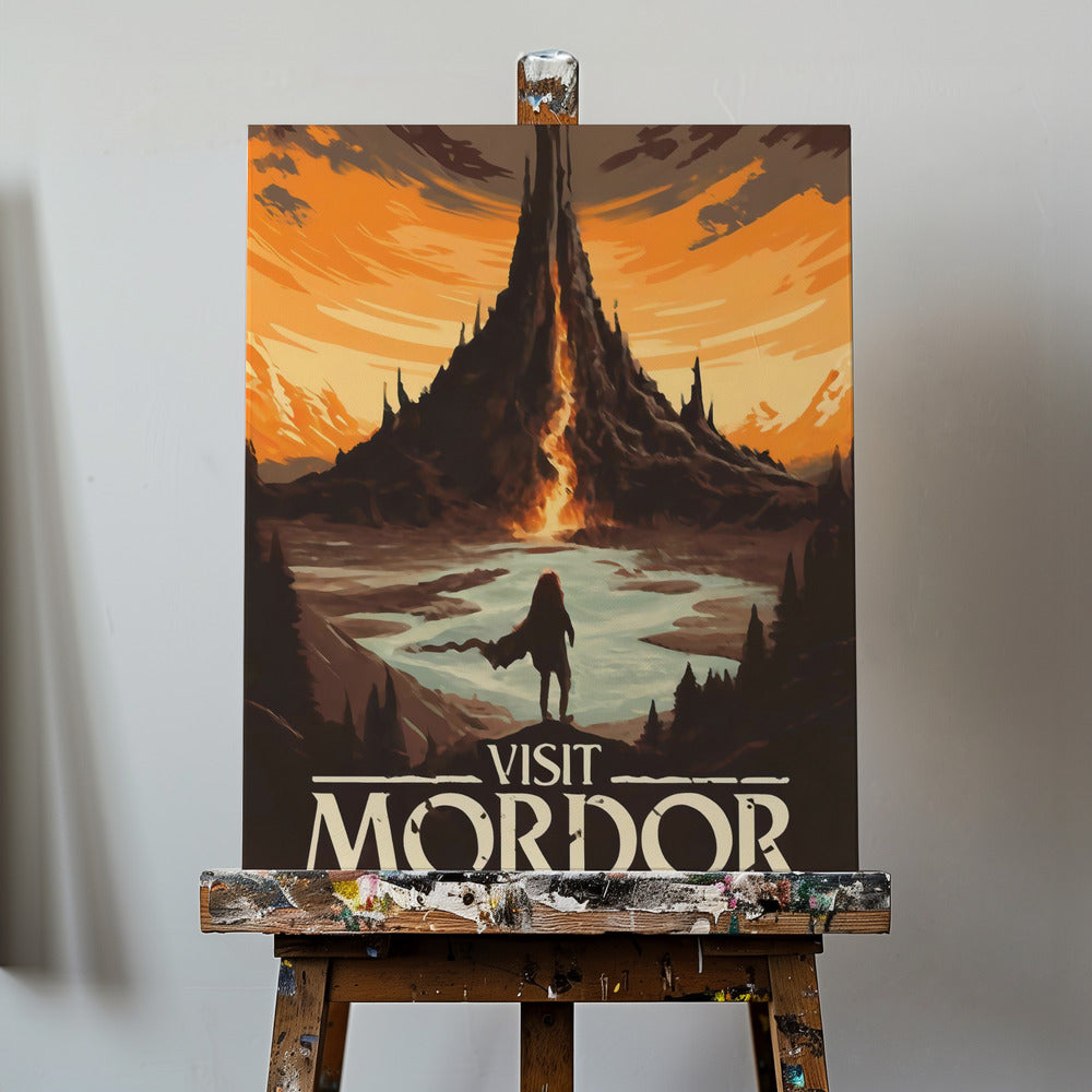 Visita Mordor | Stampe su Tela