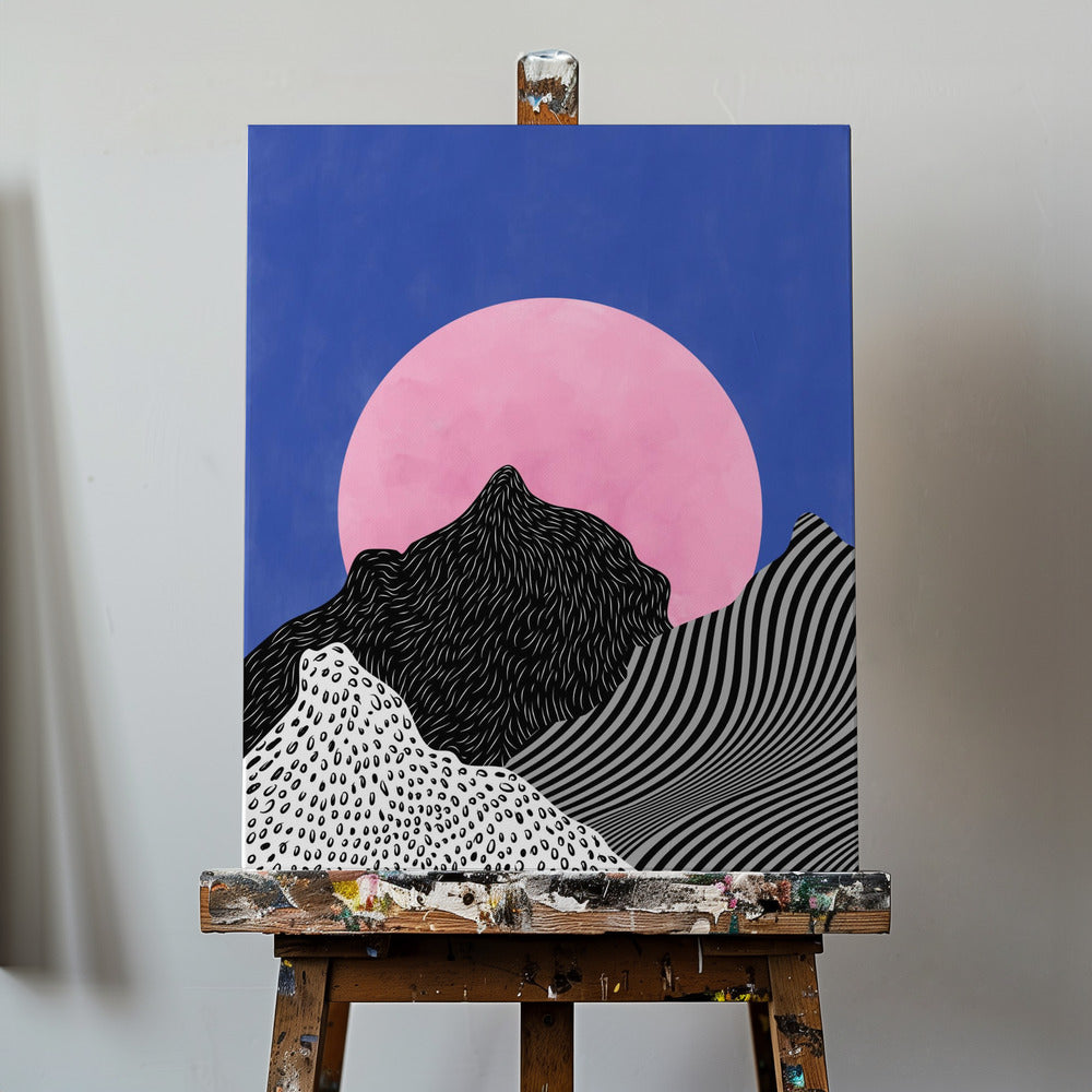 Surreal Peaks View | Canvas