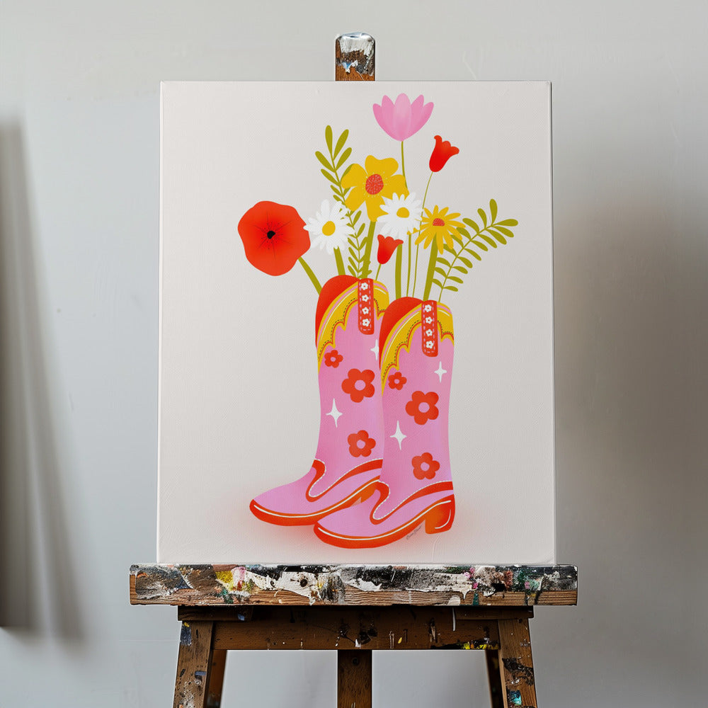 Botas de vaquera | Impresiones en Lienzo