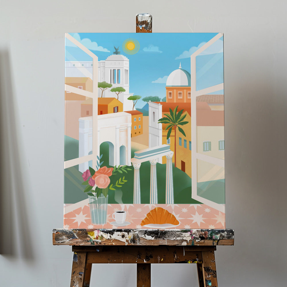 Emily i Rom | Canvas