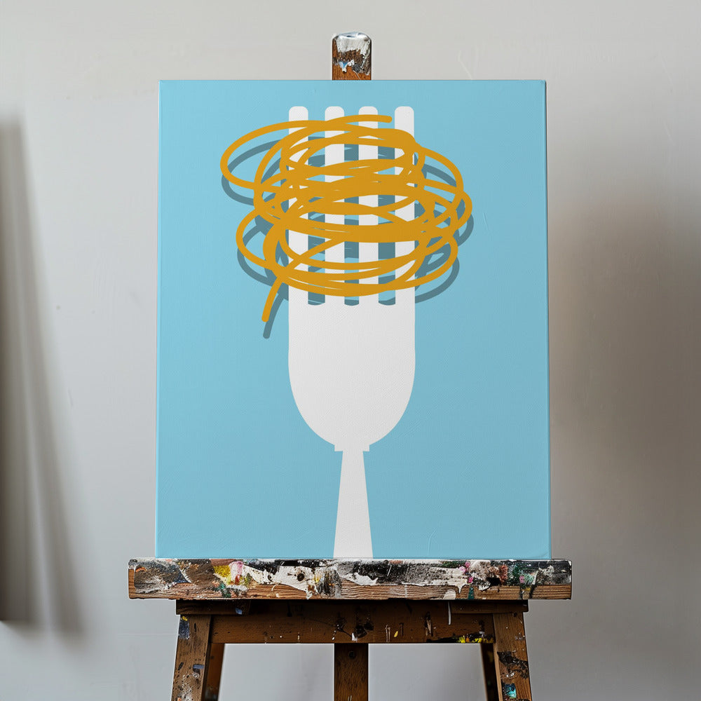 Spaghetti | Leinwand
