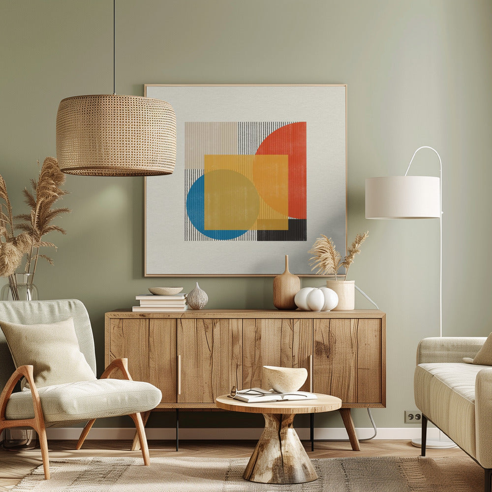 Midcentury Modern Objekt Nr. 2 | Leinwand-Bilder