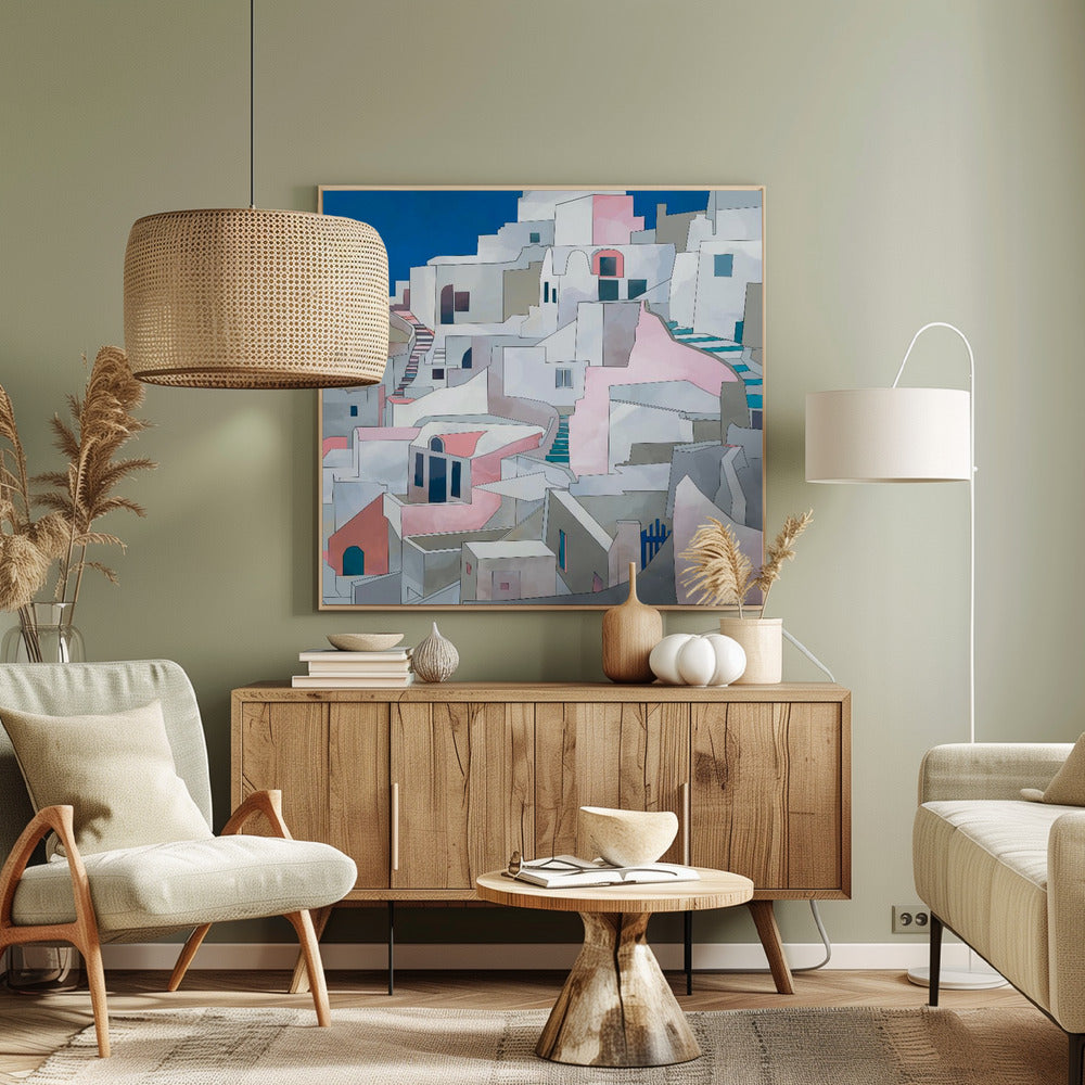 Santorini7x7 | Stampe su Tela