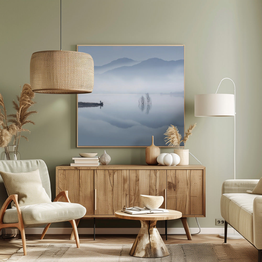 Blaue Stille | Leinwand-Bilder