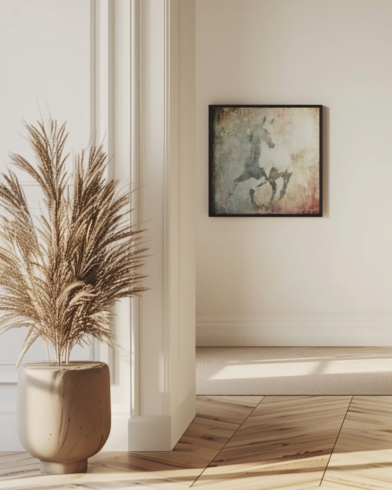 Pferd Vintage Kunst Illustration 07 | Poster