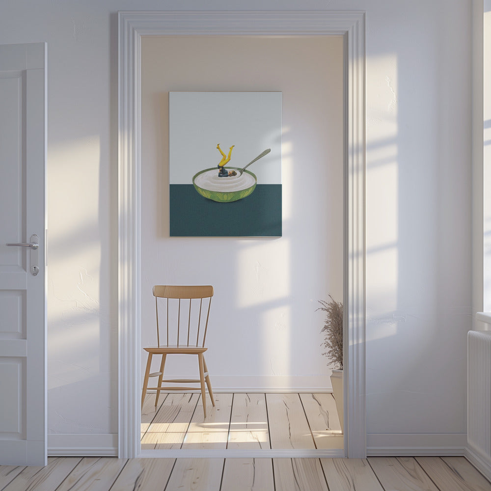 Yoga in mijn yoghurt | Canvasprints