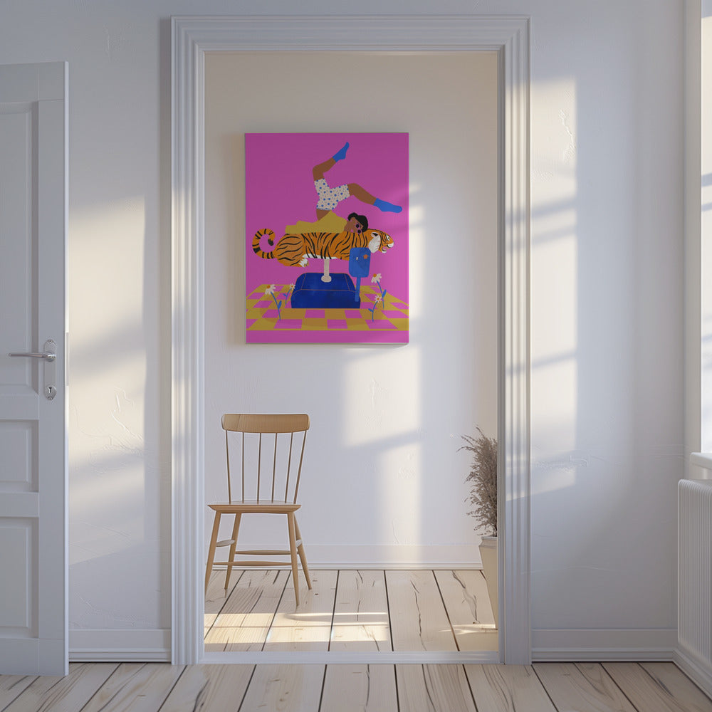 Stop een tijger in je hart | Canvasprints