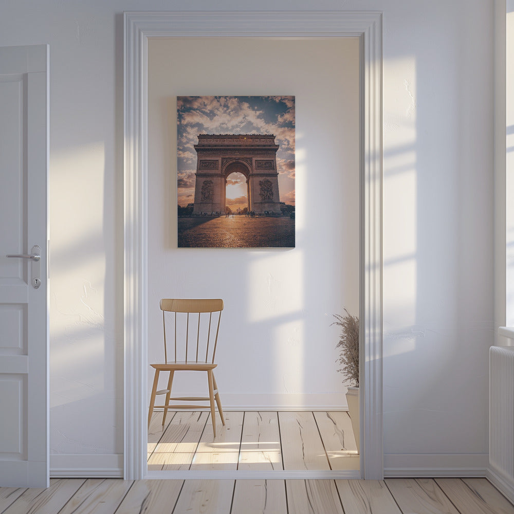 Gouden Boog van Parijs | Canvasprints