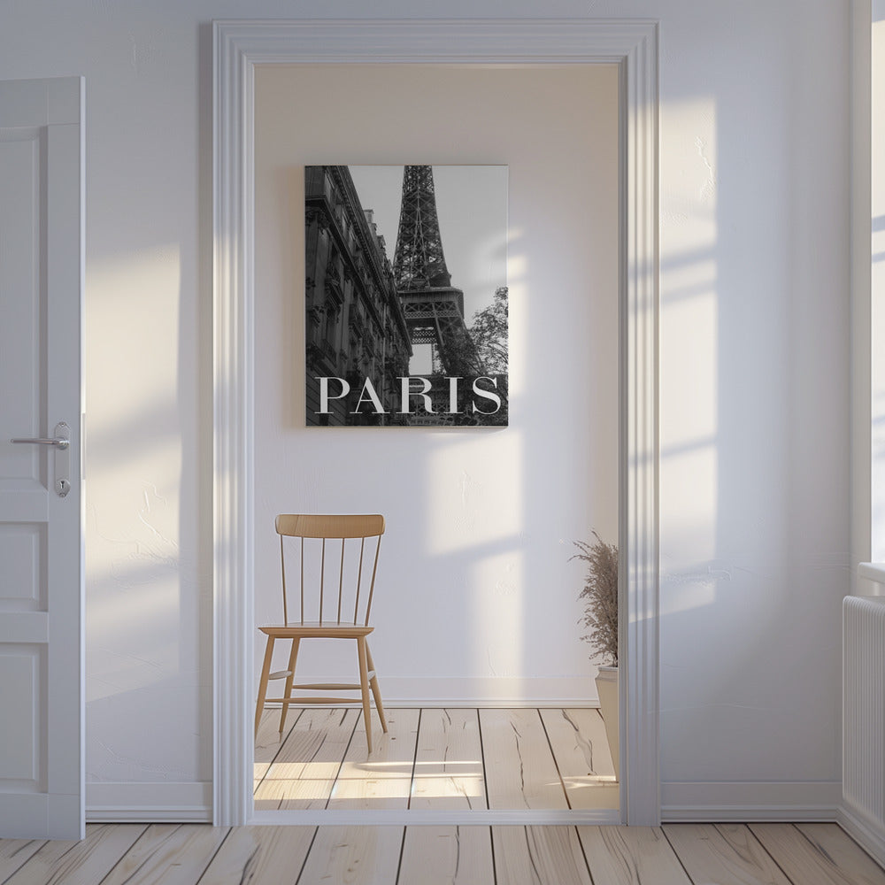 Paris Tekst 1 | Lærredsbilleder