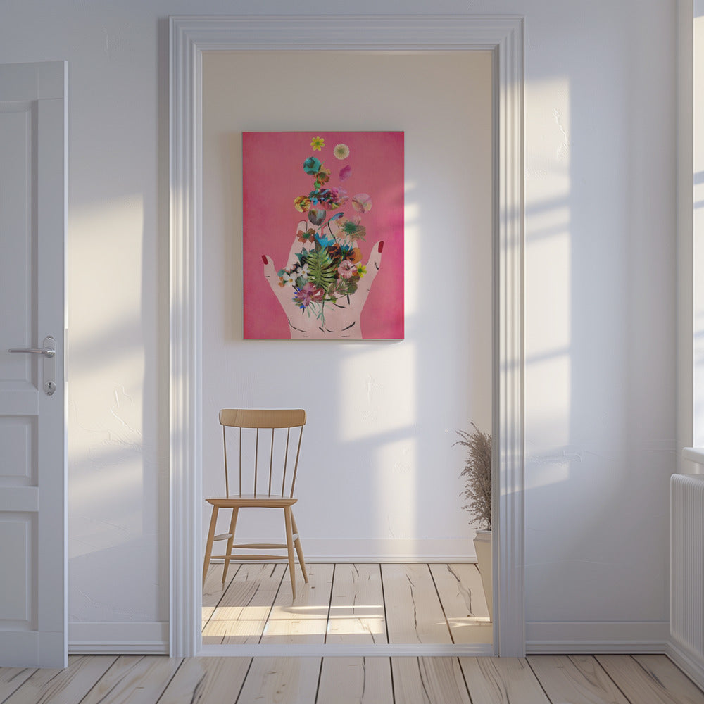 Fridas händer (rosa version) | Canvas