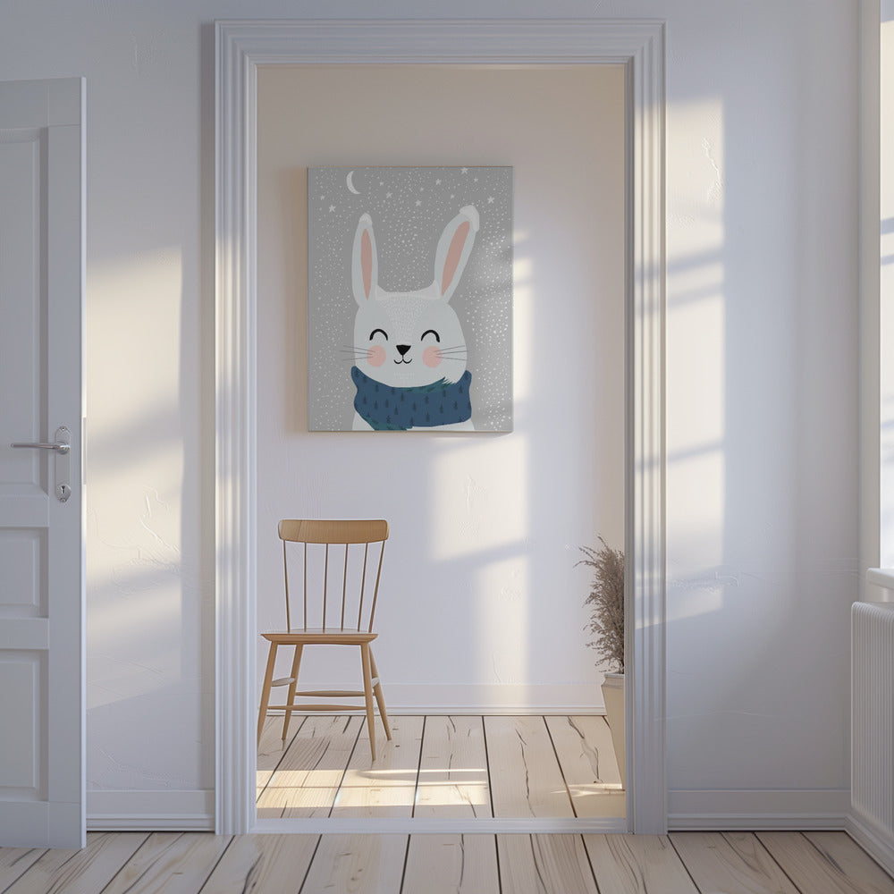 Coniglio delle nevi | Stampe su Tela