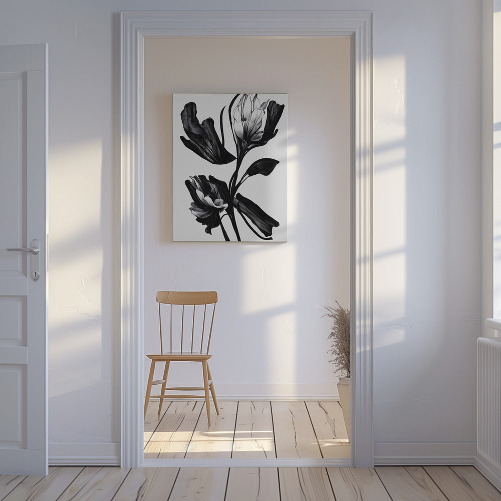 Fleur noire | Tableaux sur Toile