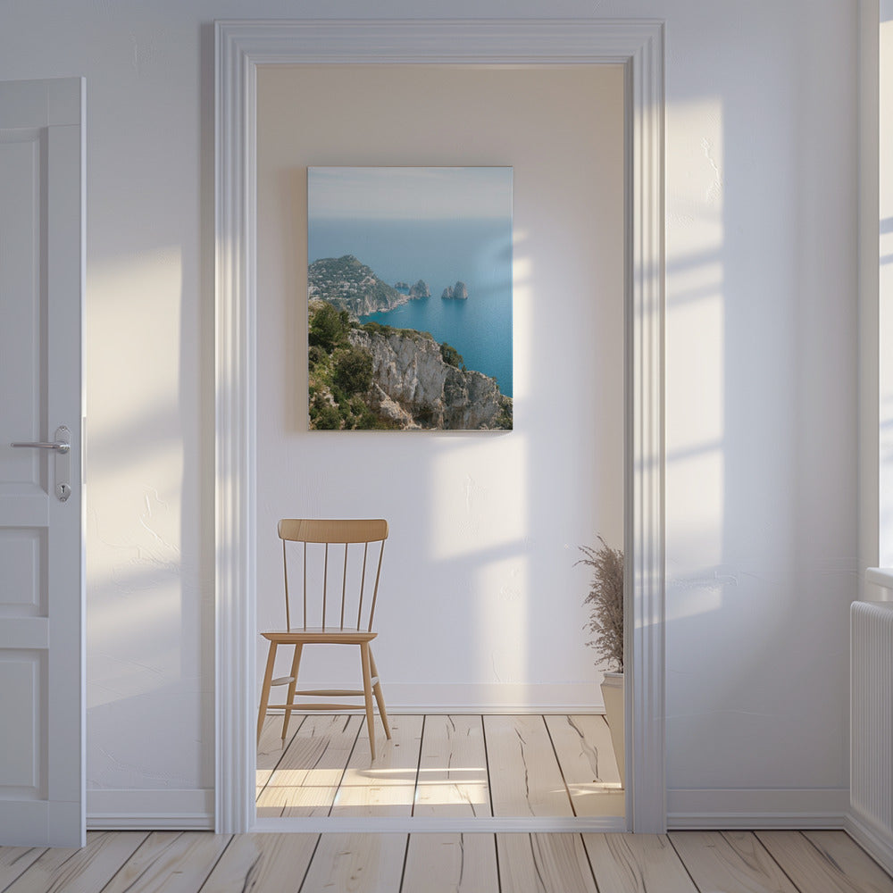 Capris kust i Italien | Canvastavla