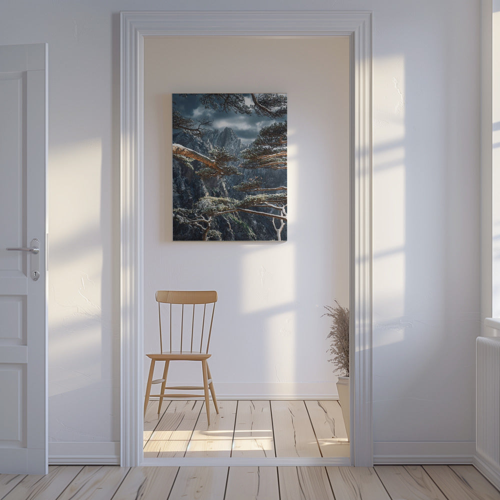 Yellow mountain | Canvas