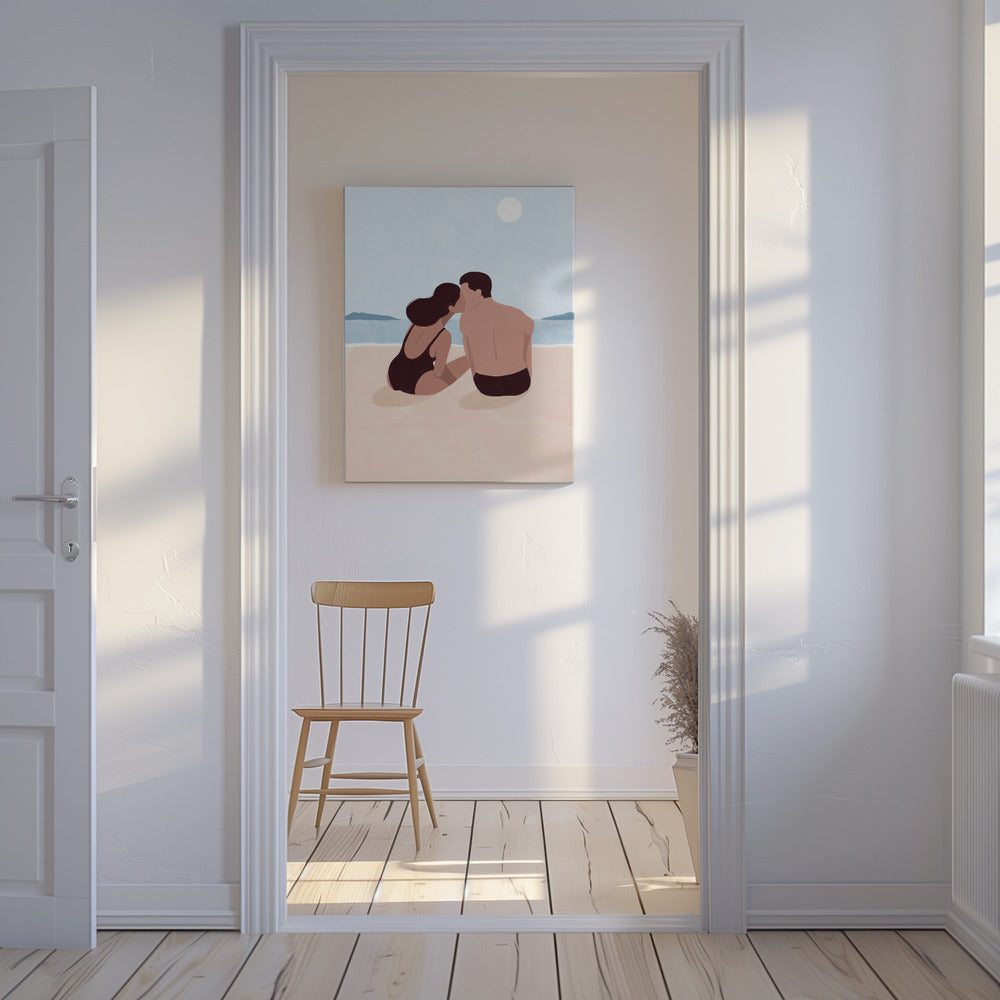 Eerste kus | Canvasprints
