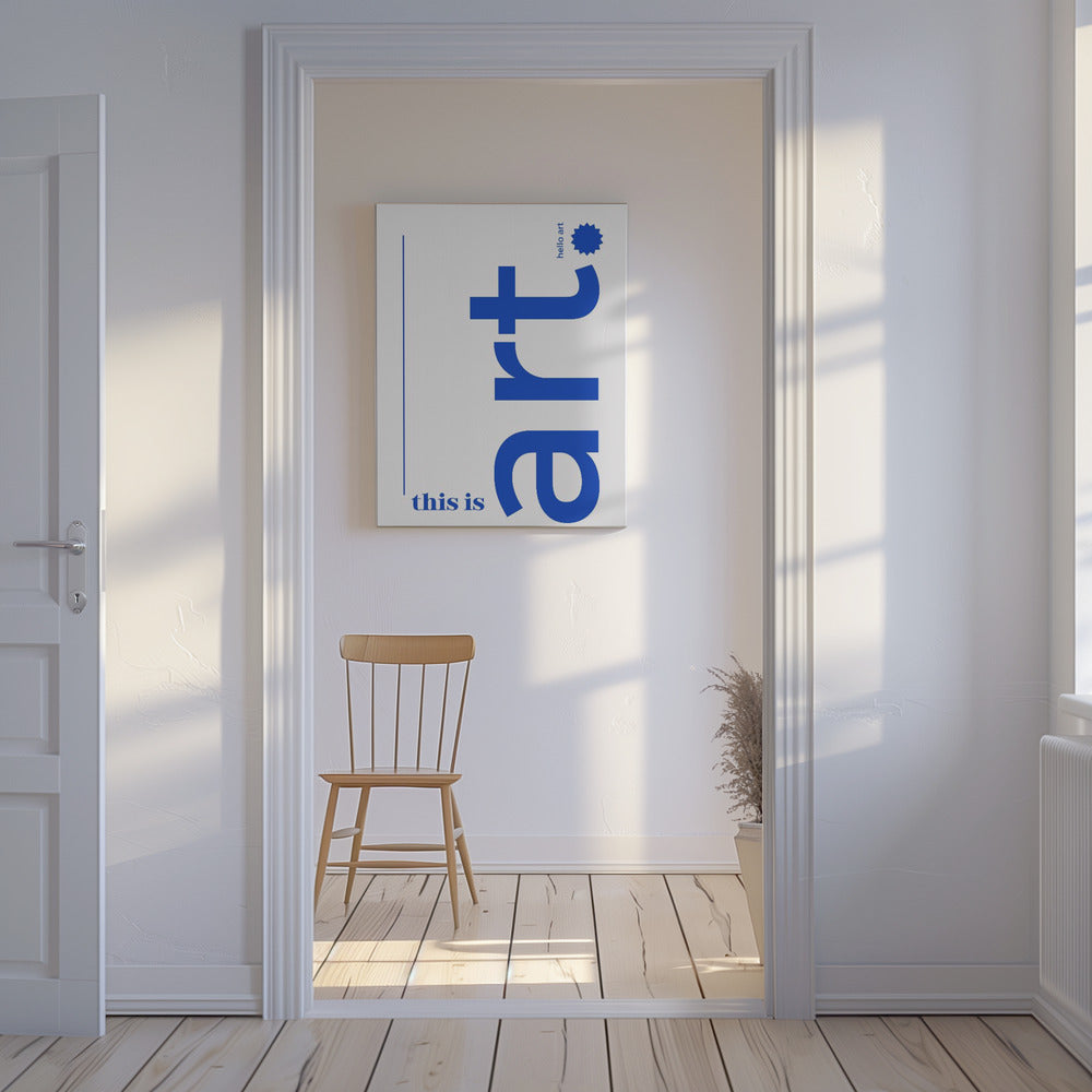 Hei rohkea typografia | Canvastaulut