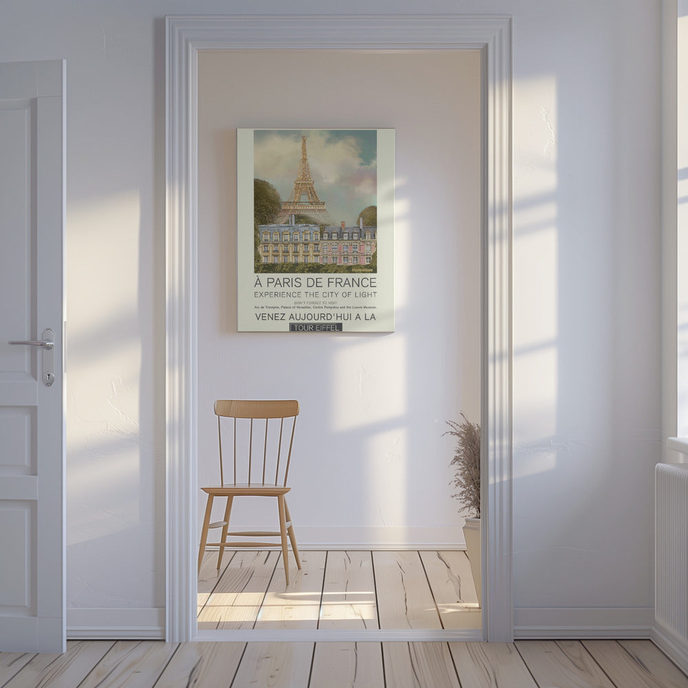 Pariisin retroprintti | Canvastaulut
