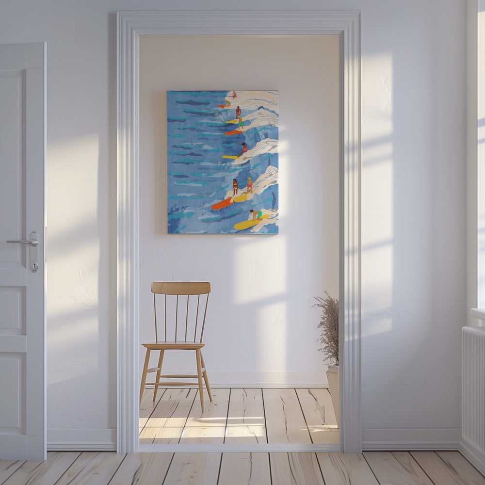 avslappnad surfing | Canvas