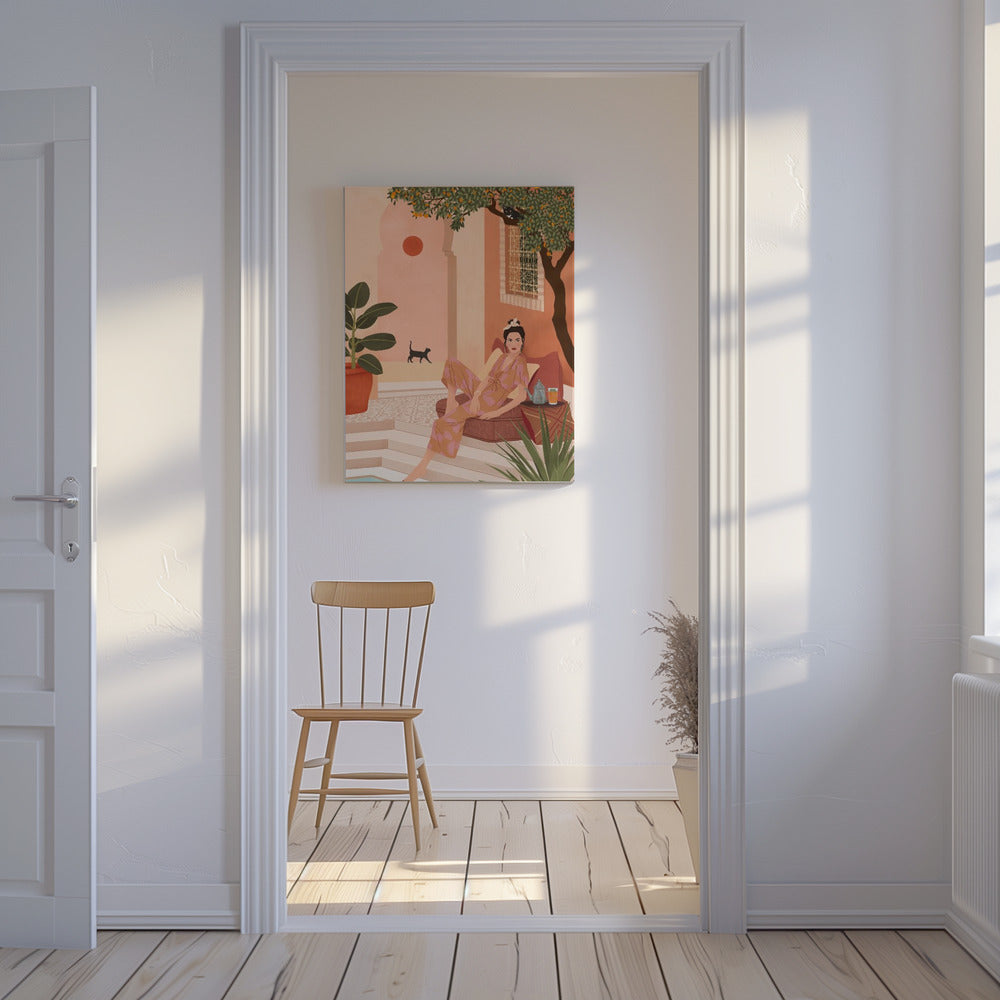 Hemlig trädgård | Canvas