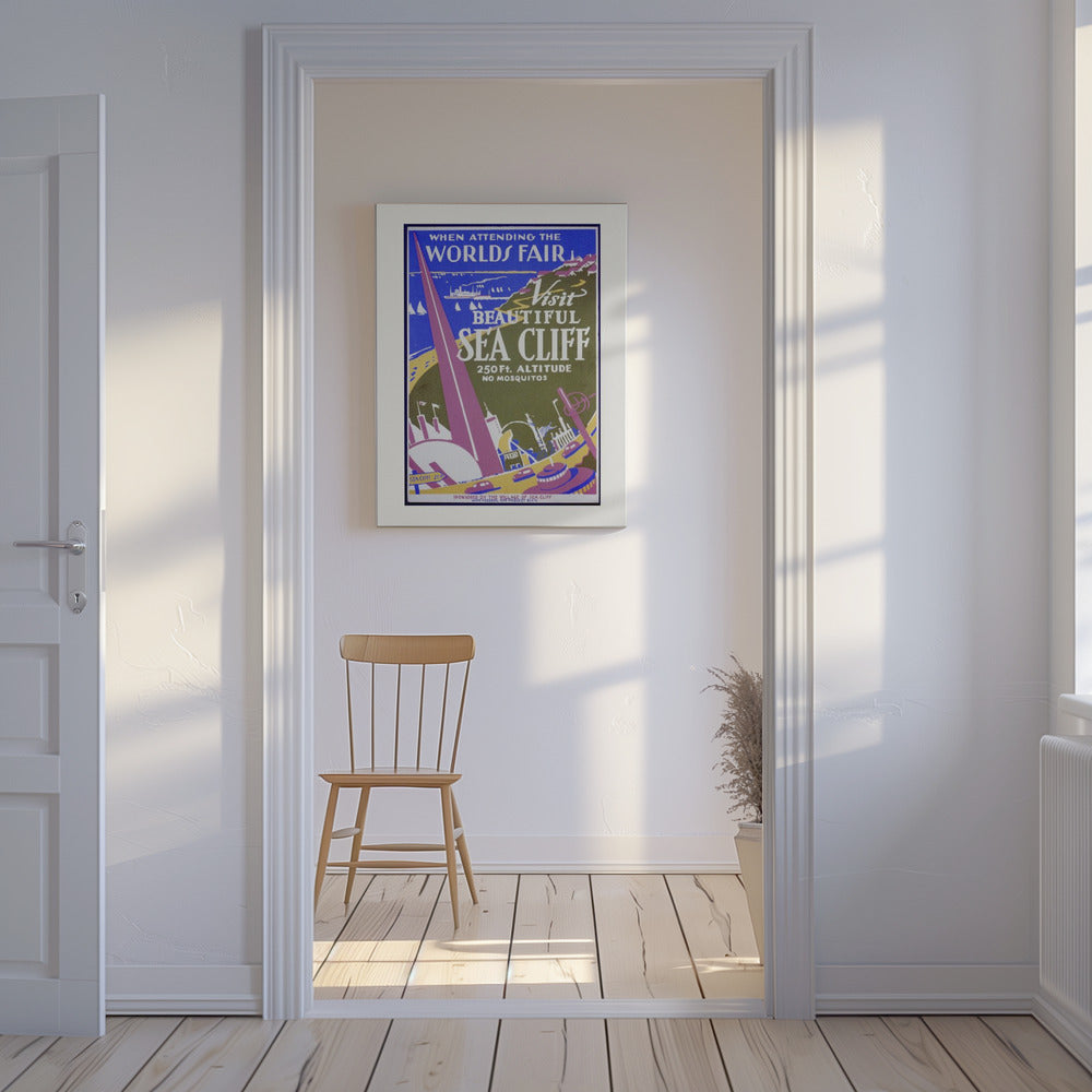 Bezoek de prachtige zeeklif tijdens uw bezoek aan de wereldtentoonstelling | Canvasprints