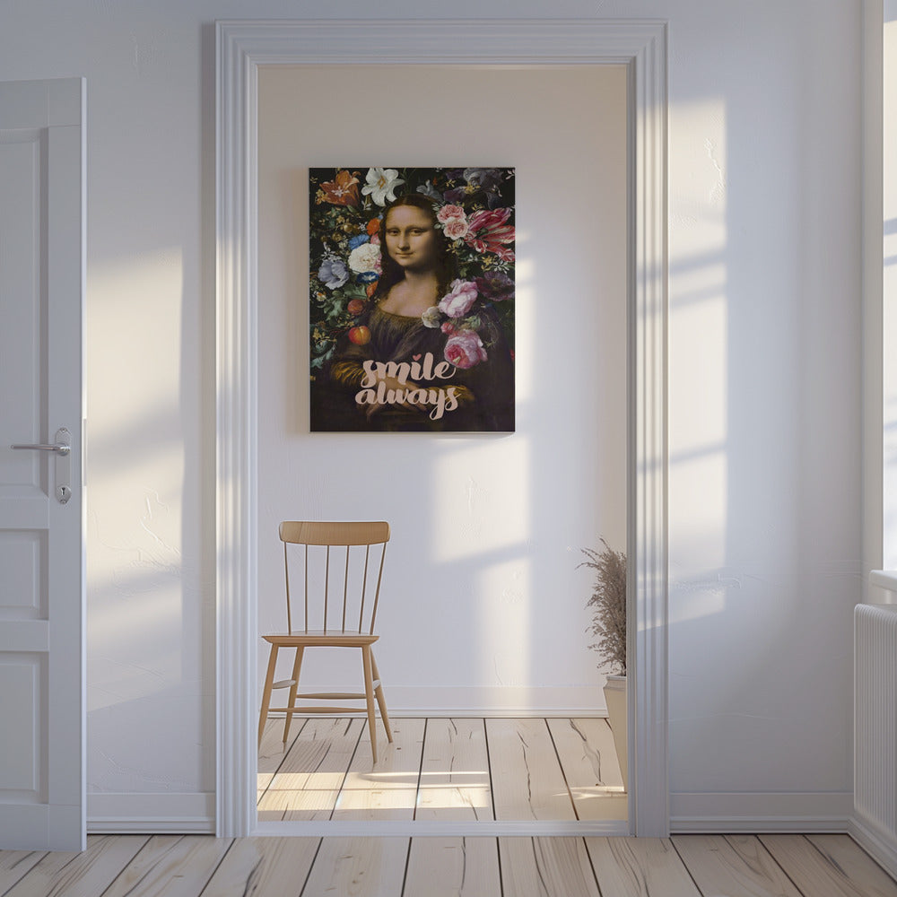 Sonríe siempre, Mona Lisa | Impresiones en Lienzo