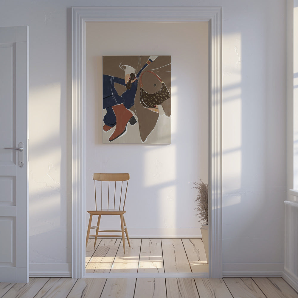 Kunsttryk med efterårsmodevibes af Ivy Green Illustrations | Lærredsbilleder
