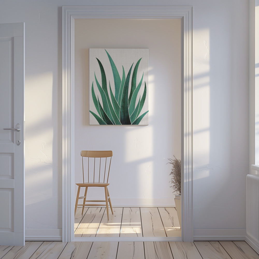 Cactus di agave del deserto | Stampe su Tela