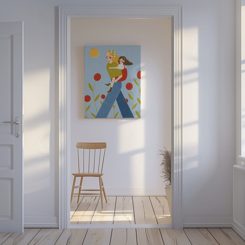 Sur le dos | Tableaux sur Toile
