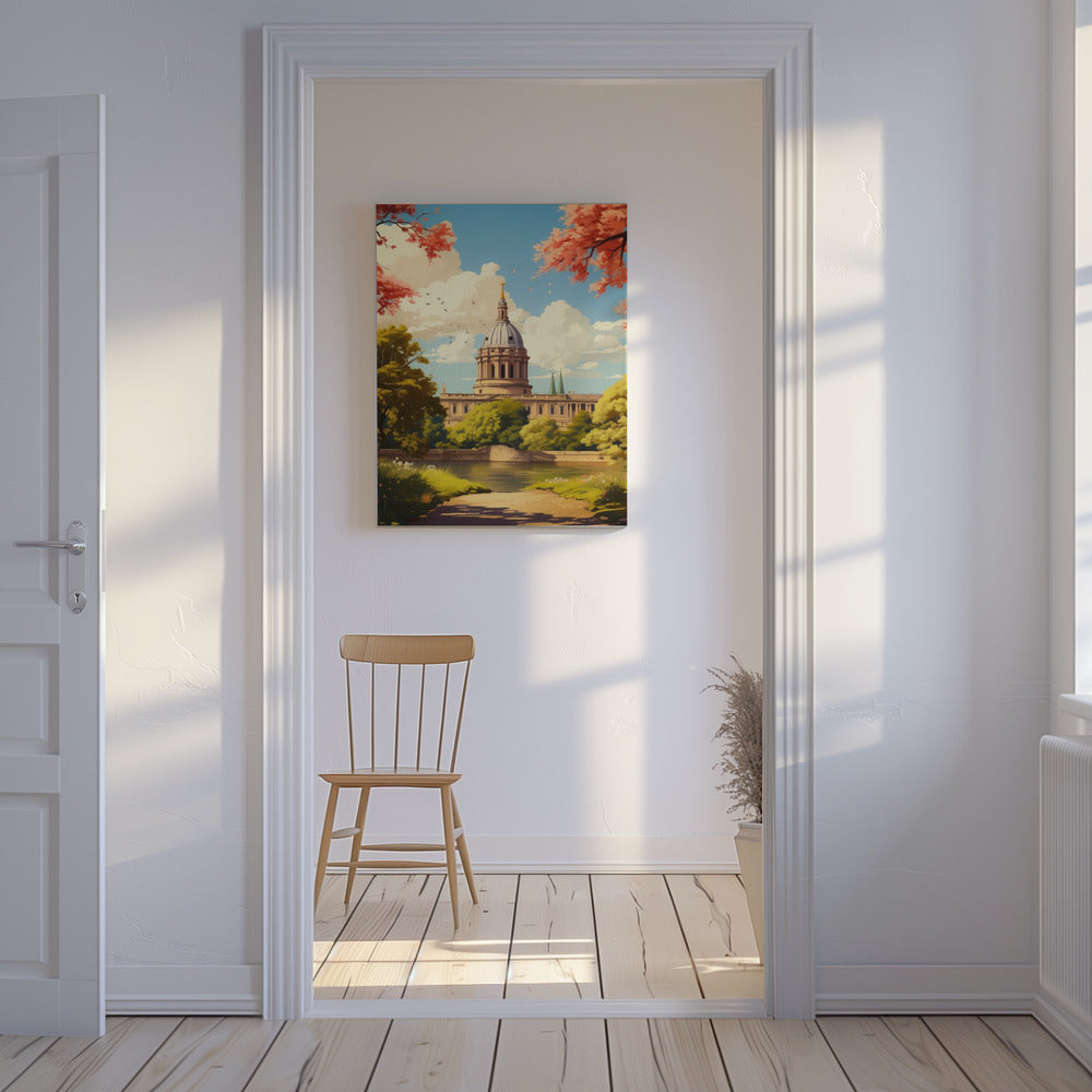 Arte di viaggio di Oxford | Stampe su Tela