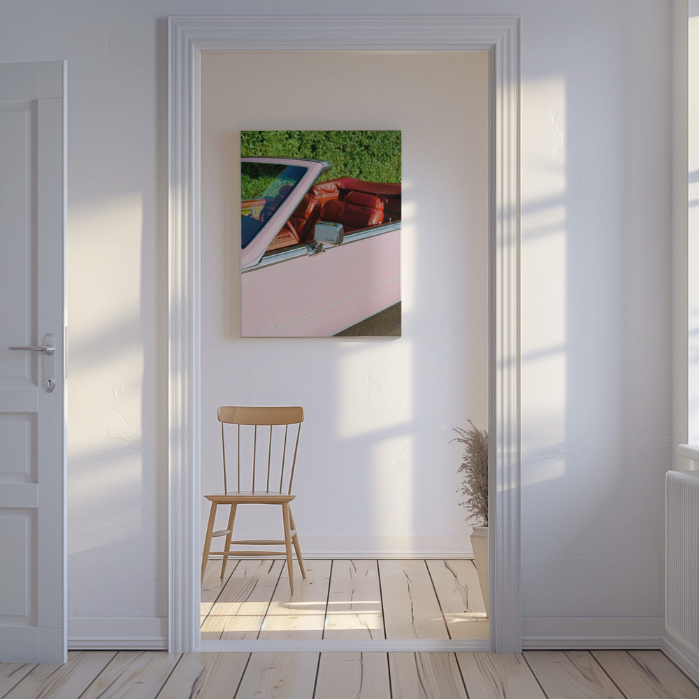 Cadillac rose | Tableaux sur Toile