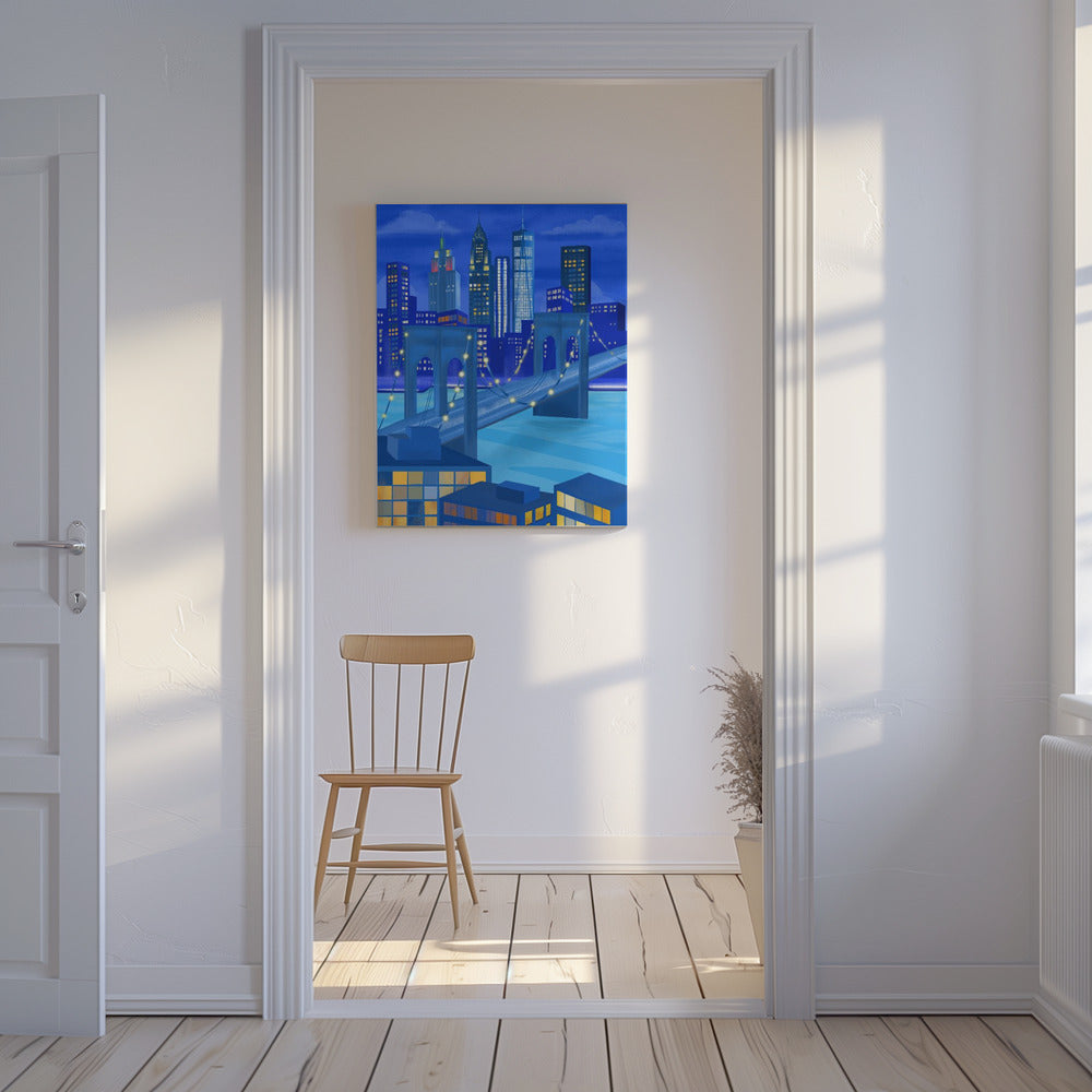 New York la nuit | Tableaux sur Toile