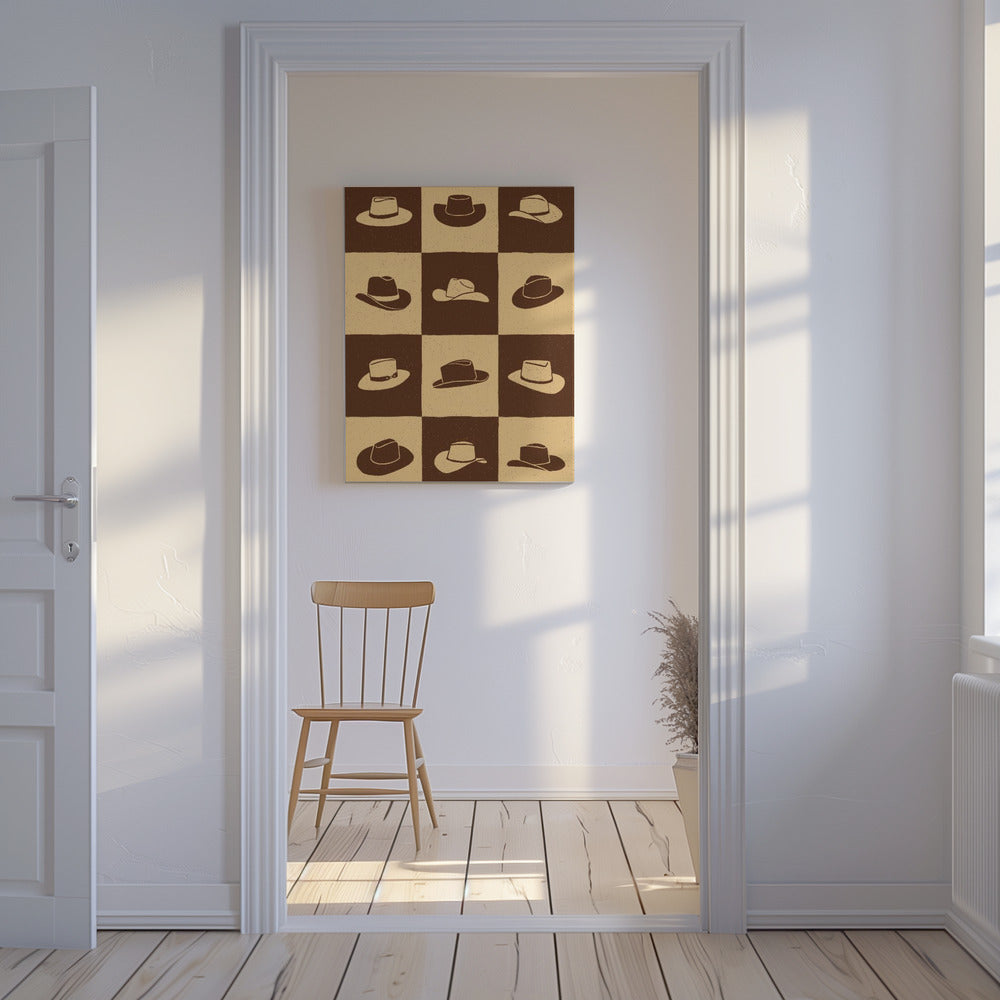 Cowboy Schackbräde | Canvas