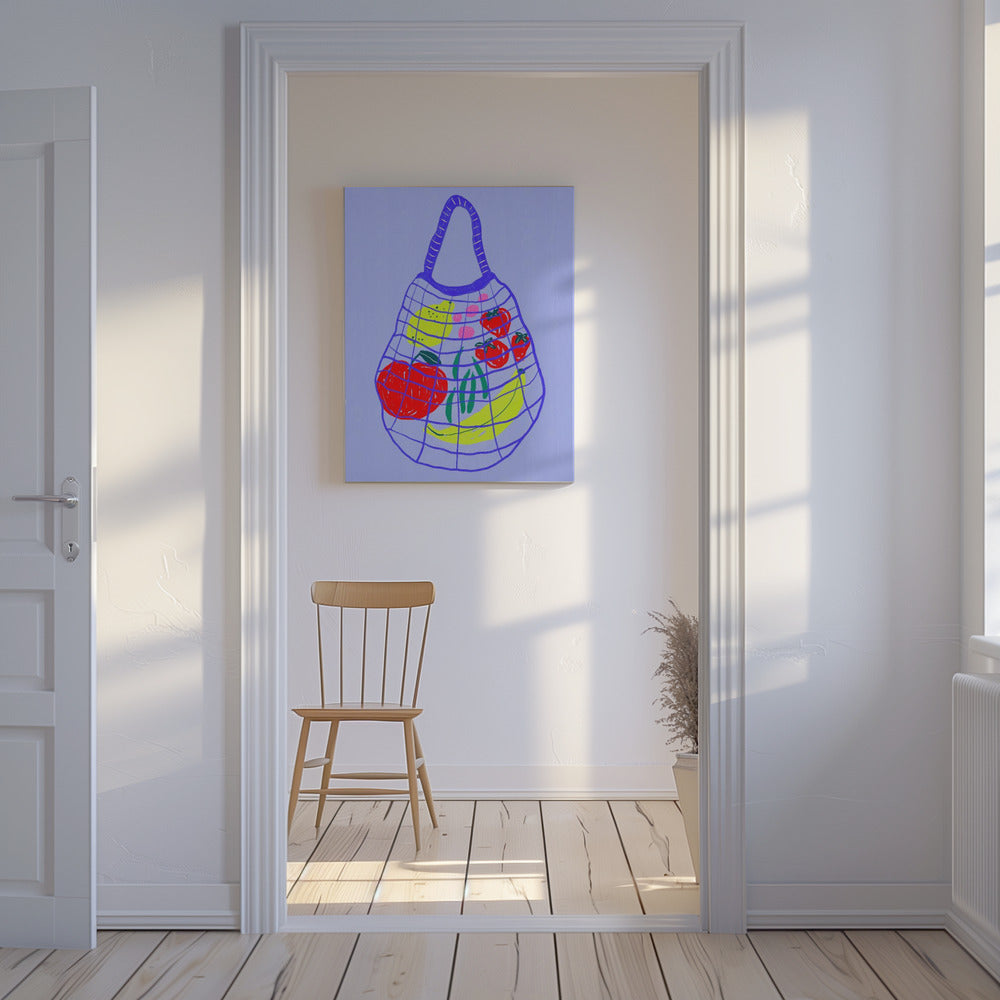 Shoppingväska Blå | Canvas
