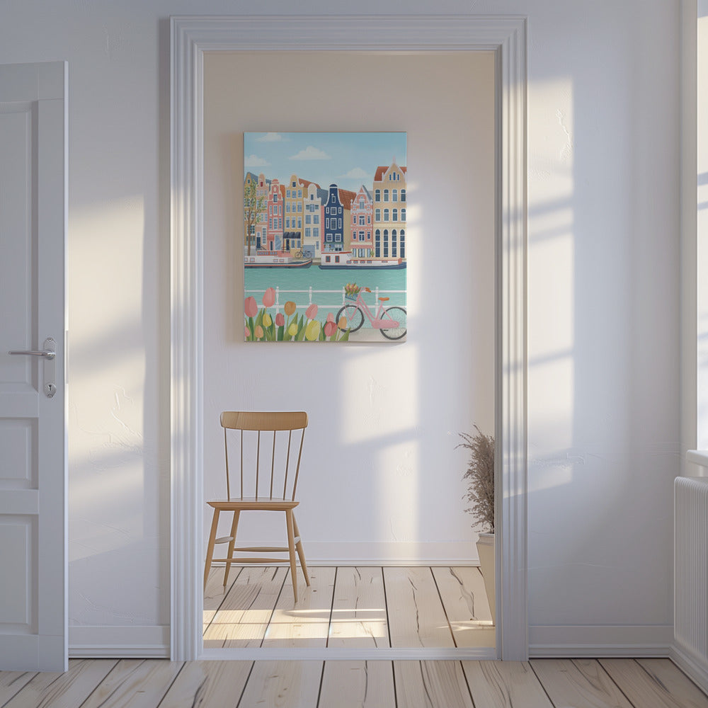 Ville d'Amsterdam | Tableaux sur Toile