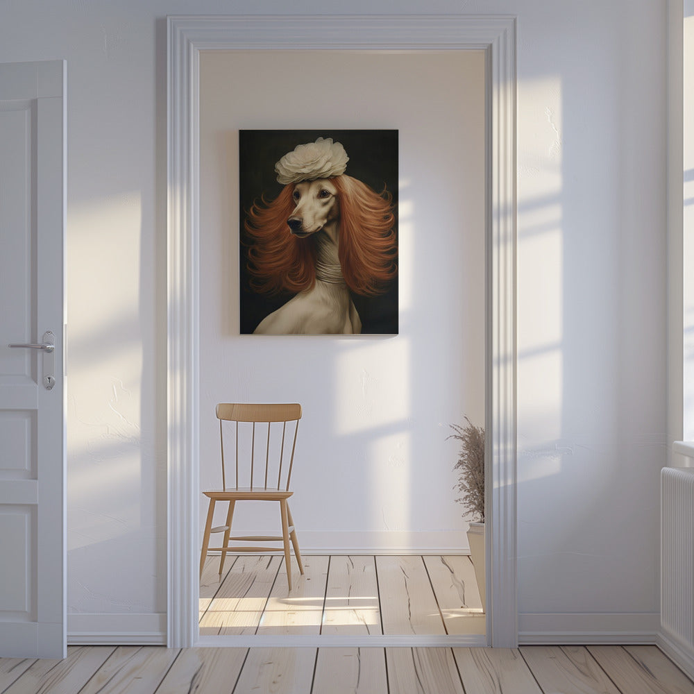 Människohund 0002 2024 december Poster Hundkvinna 6.jpg | Canvas