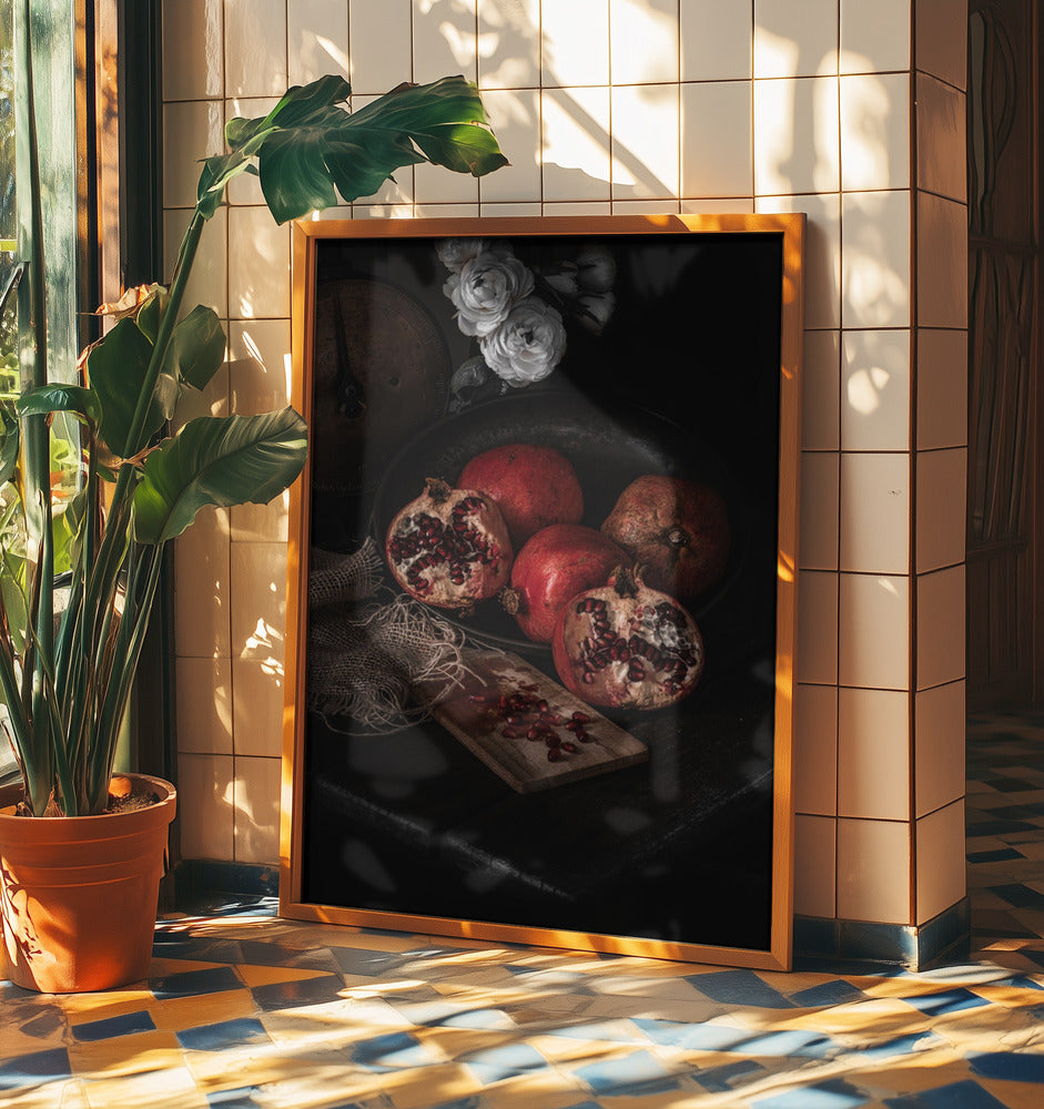 .. Granatæbler ... | Plakater - Kunsttryk