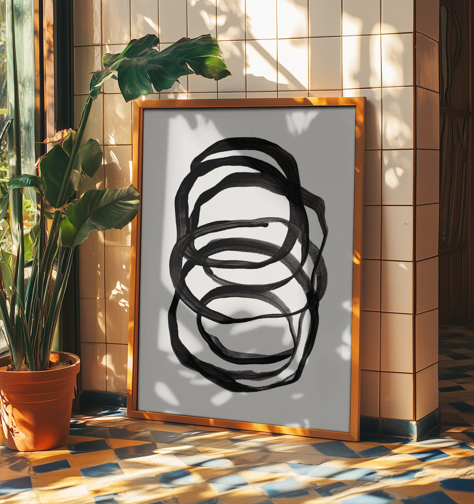 Abstrakta linjer II | Poster