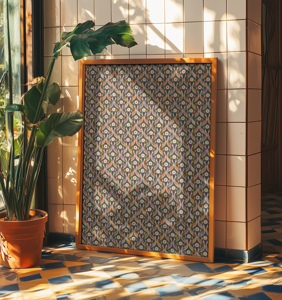 Geometrisk blomning | Poster