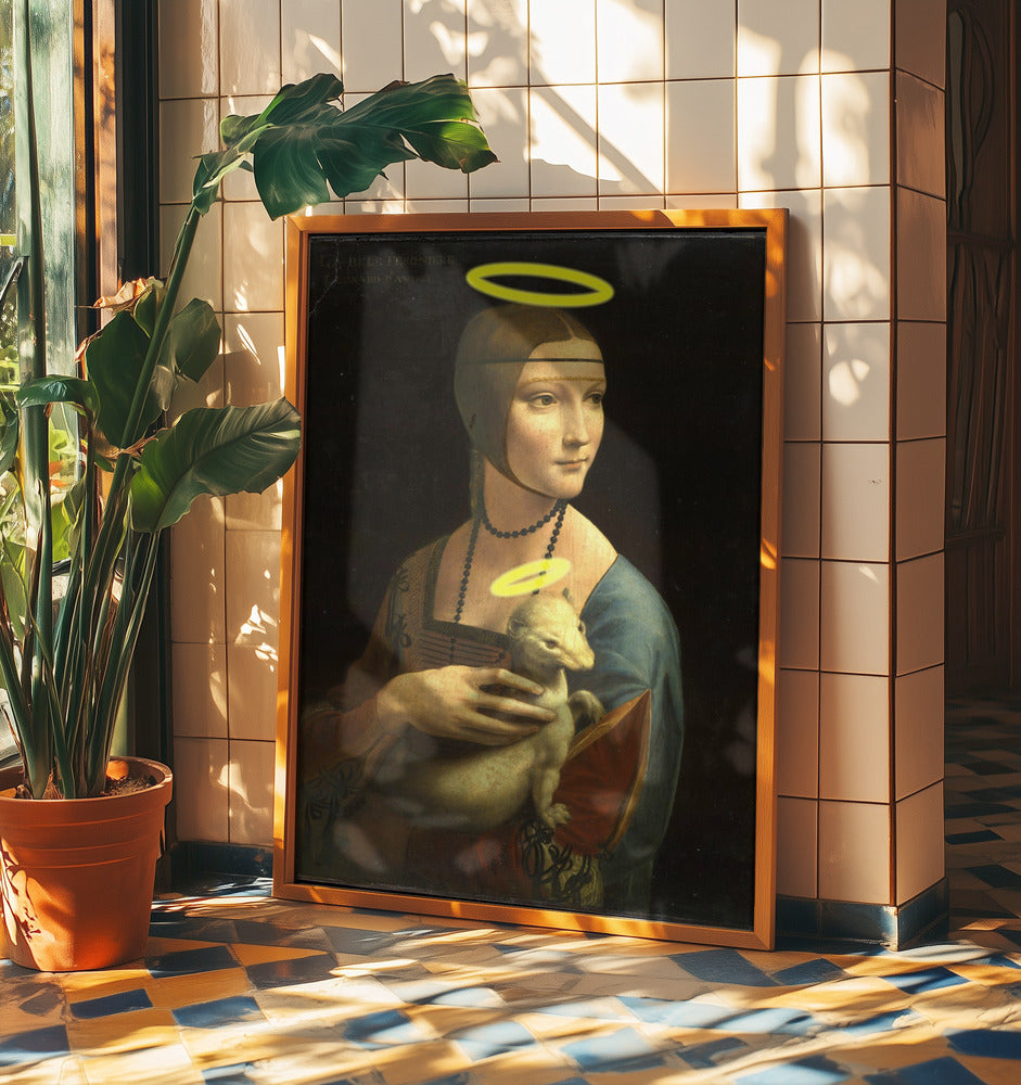 Lady with a halo | Poster