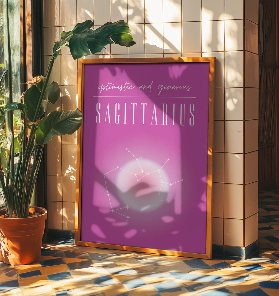 Sagittarius Zodiac Print Art | Poster