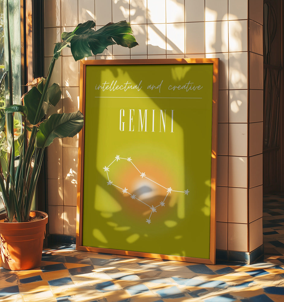 Gemini Zodiac Print Art | Poster