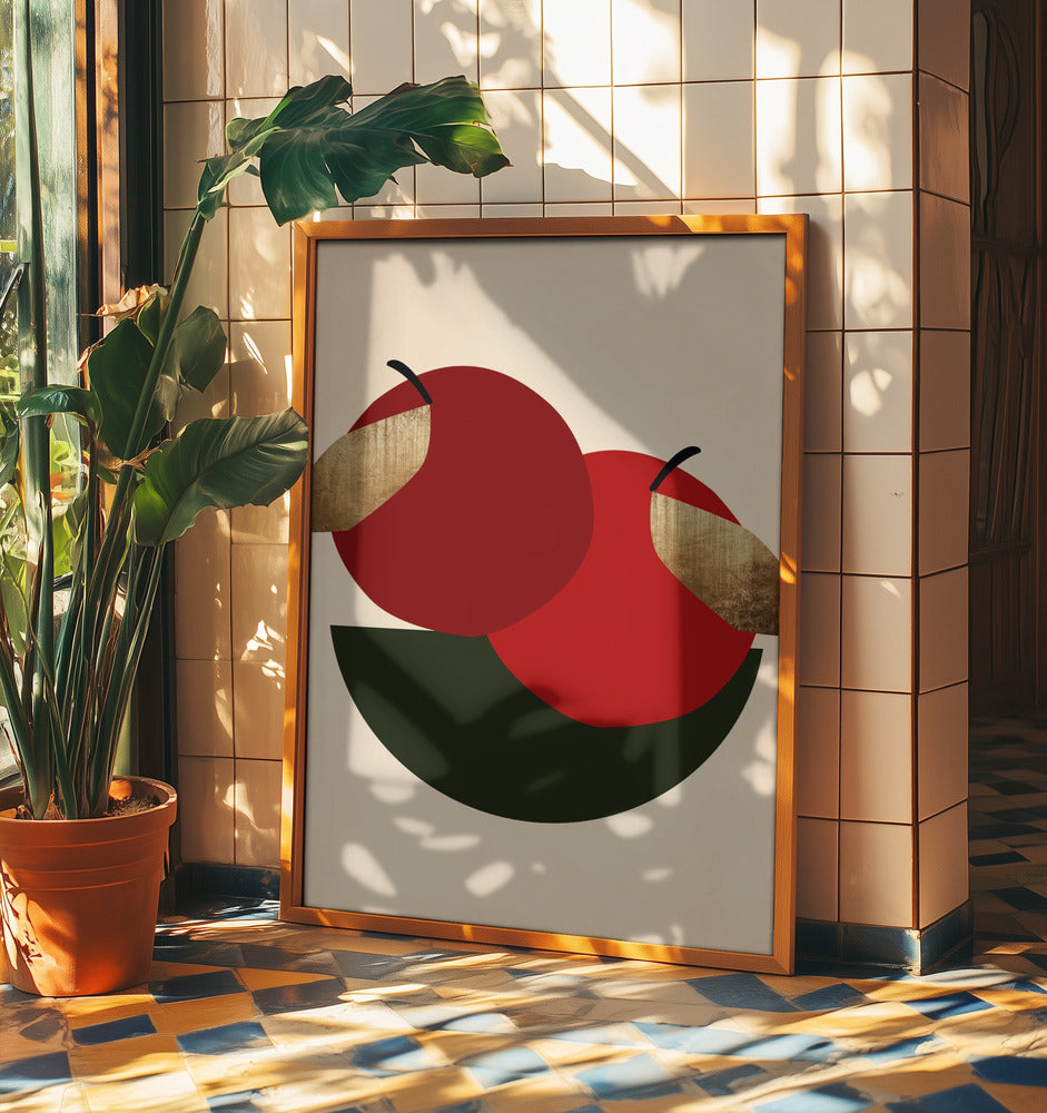 Two Red Apples | Poster
