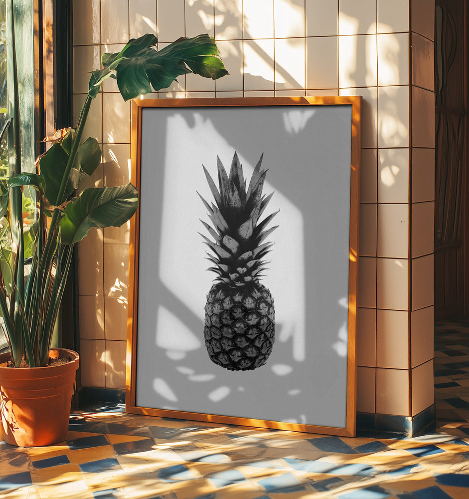Ananas Bianco e Nero | Poster - Stampe d’Arte
