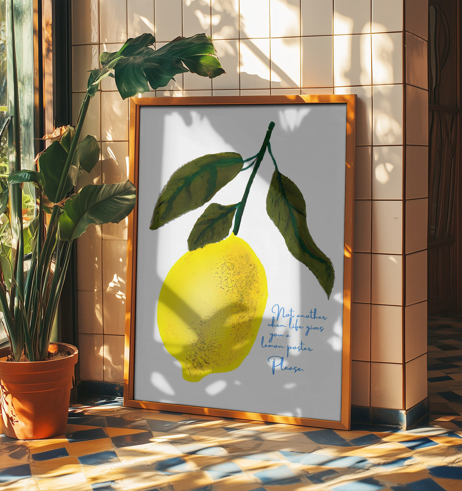 Notes de tête de citron | Posters - Affiche Artistique