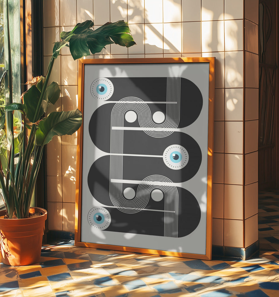 Geometrical Evil Eyes | Poster