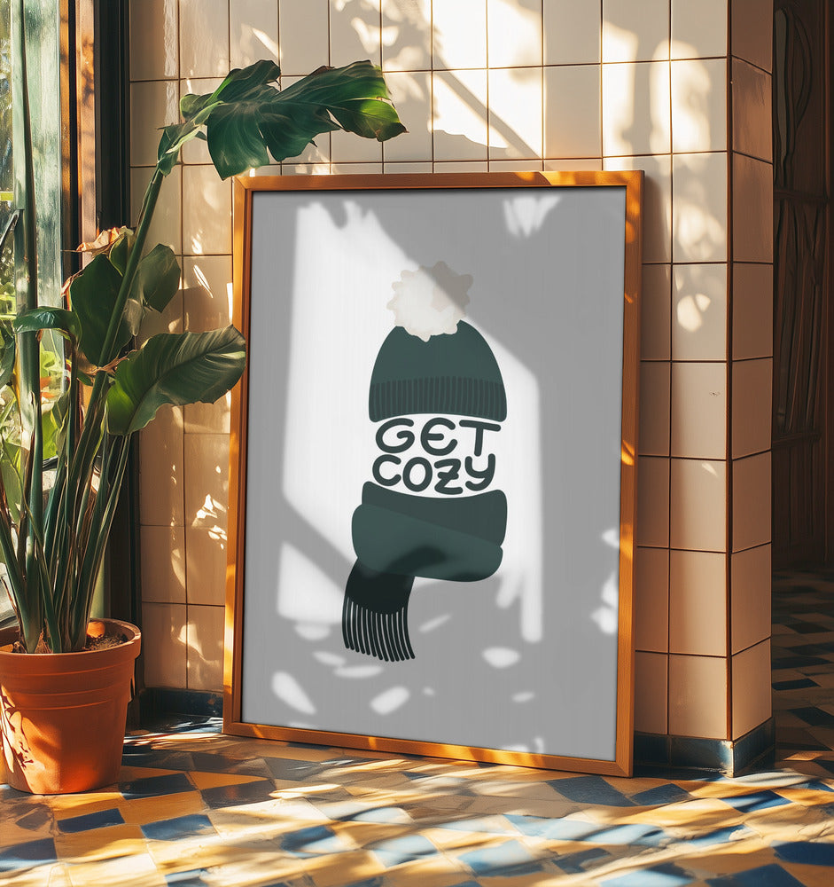 Get cozy (green) | Poster