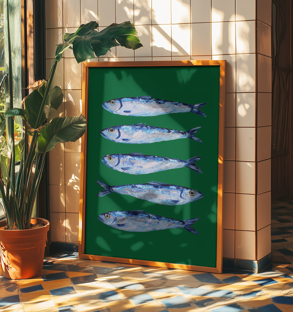 Sardiner Skogsgrön | Poster
