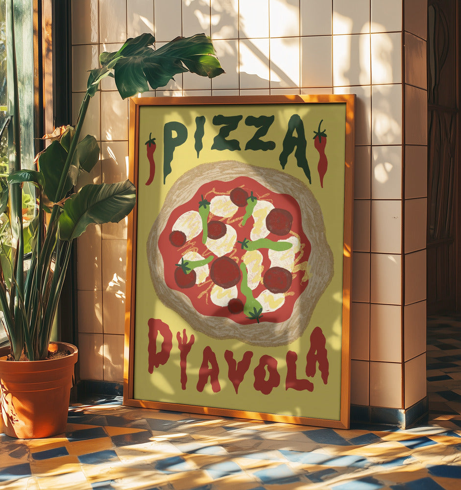 Pizza Diavola | Poster