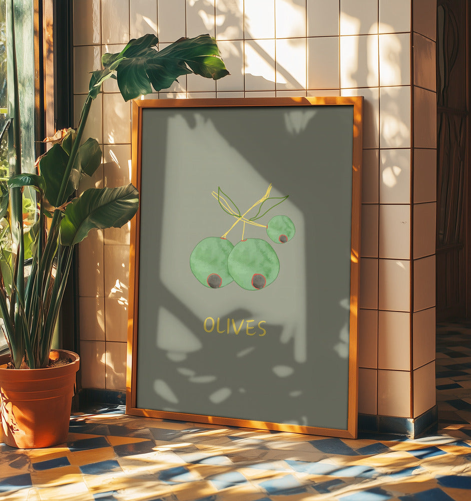 Olives in Green | Poster