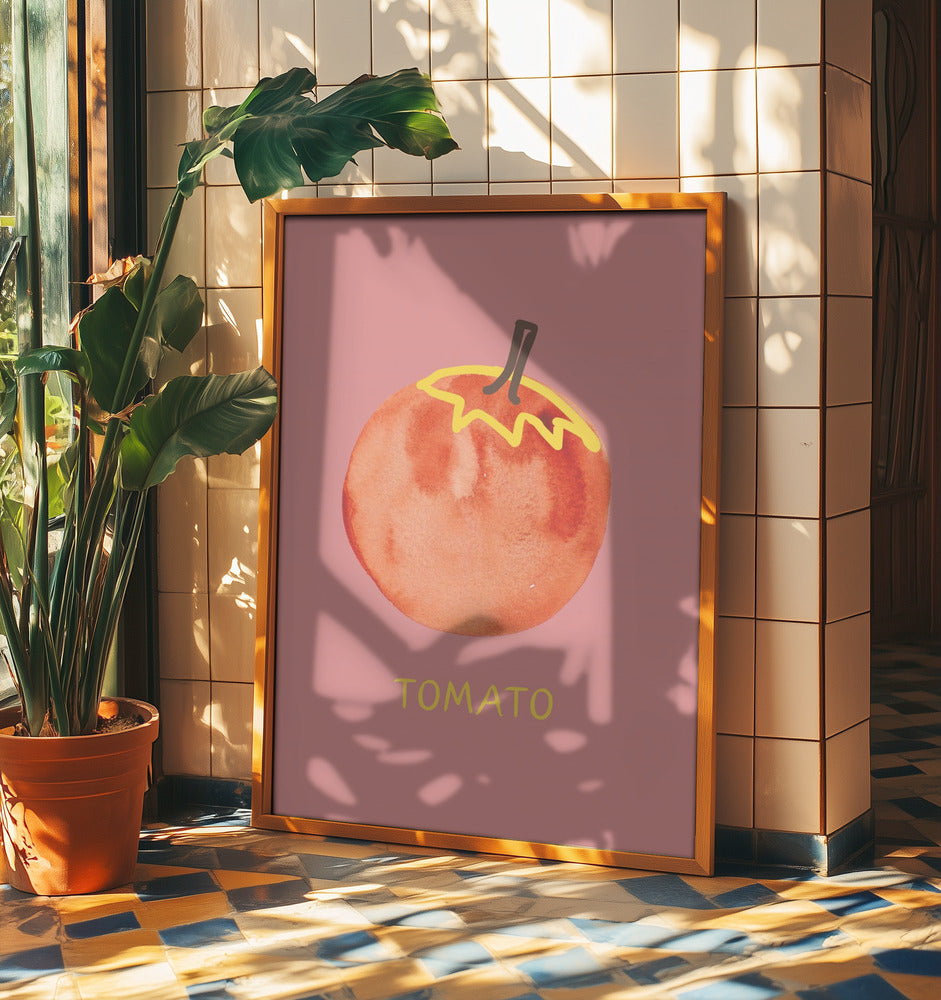 Tomato in Pink | Poster